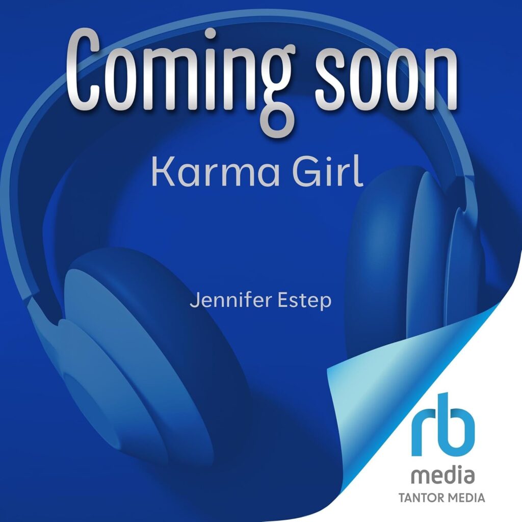Coming soon cover for Karma Girl audiobook
