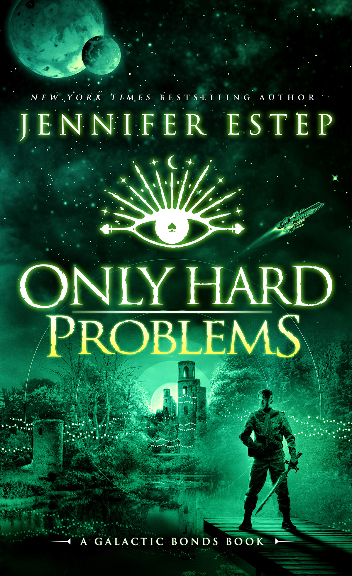 Only Hard Problems green cover art with man