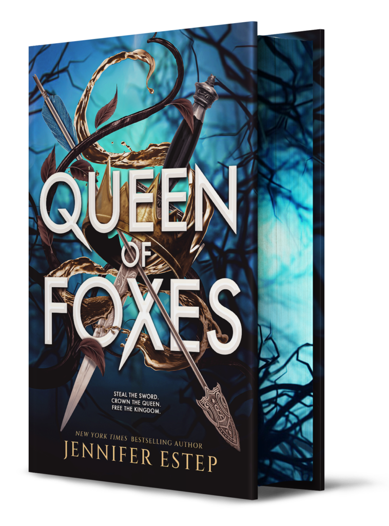 Queen of Foxes US hardcover special edition with sprayed edges